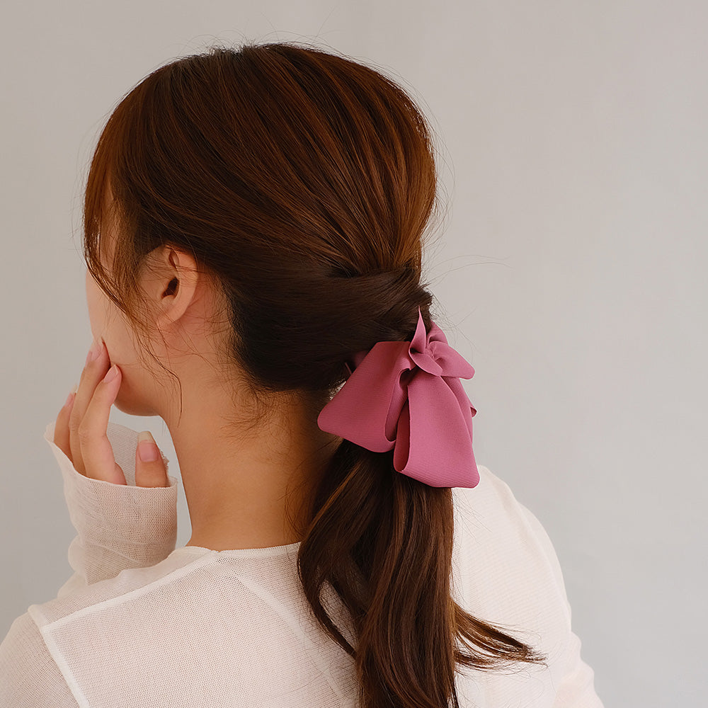 ヘアカフ クラップカフ リボン スリムタイプ