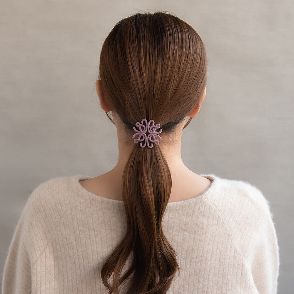 ヘアカフ フロッキー ライン カラー 透かし