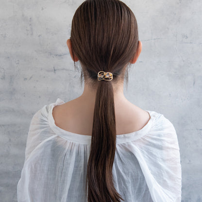 ヘアカフ メタル マーブル カラー