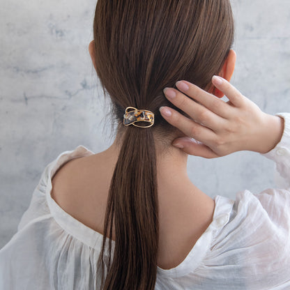 ヘアカフ メタル マーブル カラー