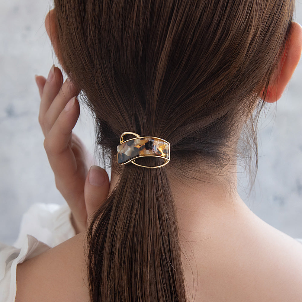 ヘアカフ メタル マーブル カラー