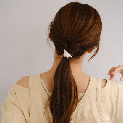 ヘアカフ マグネットカフ メタル マーブル カラー トライアングル