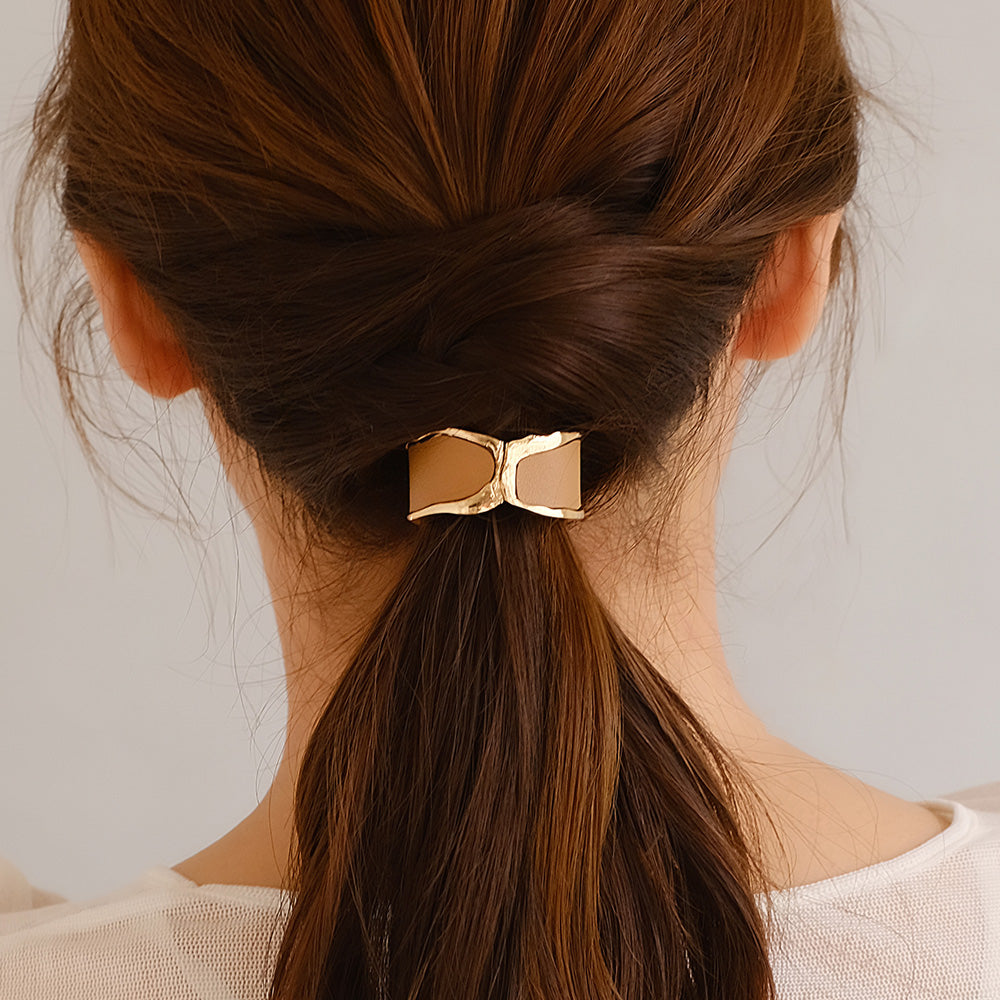 ヘアカフ マグネットカフ メタル フェイクレザー 合皮 ウェーブ