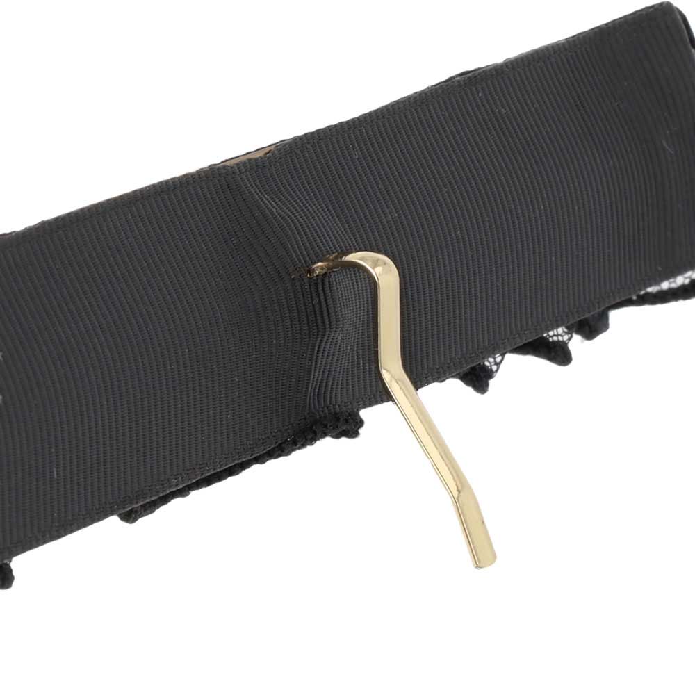 ヘアカフ クラップカフ チュールレース ベロア パール