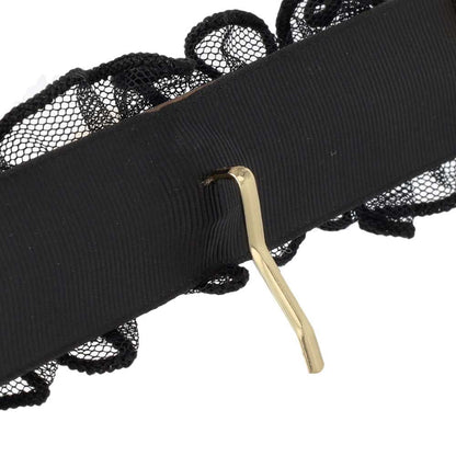 ヘアカフ クラップカフ チュールレース ベロア パール