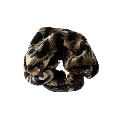 ヘアカフ クラップカフ レオパード柄 ベロア
