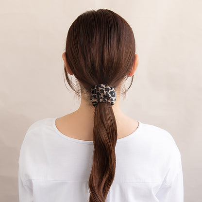 ヘアカフ クラップカフ レオパード柄 ベロア