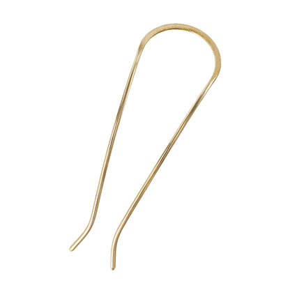 かんざし hair stick メタル U字 カーブ ヘアコーム ヘアスティック