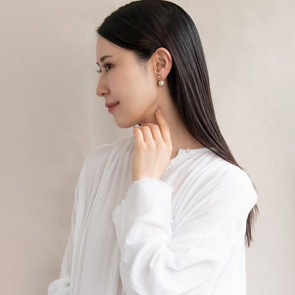 樹脂ピアス ニッケルフリー メタル プラパール ハート バックキャッチ スタッドピアス