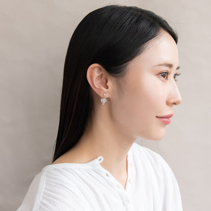 樹脂ピアス ニッケルフリー メタル プラパール スター バックキャッチ スタッドピアス