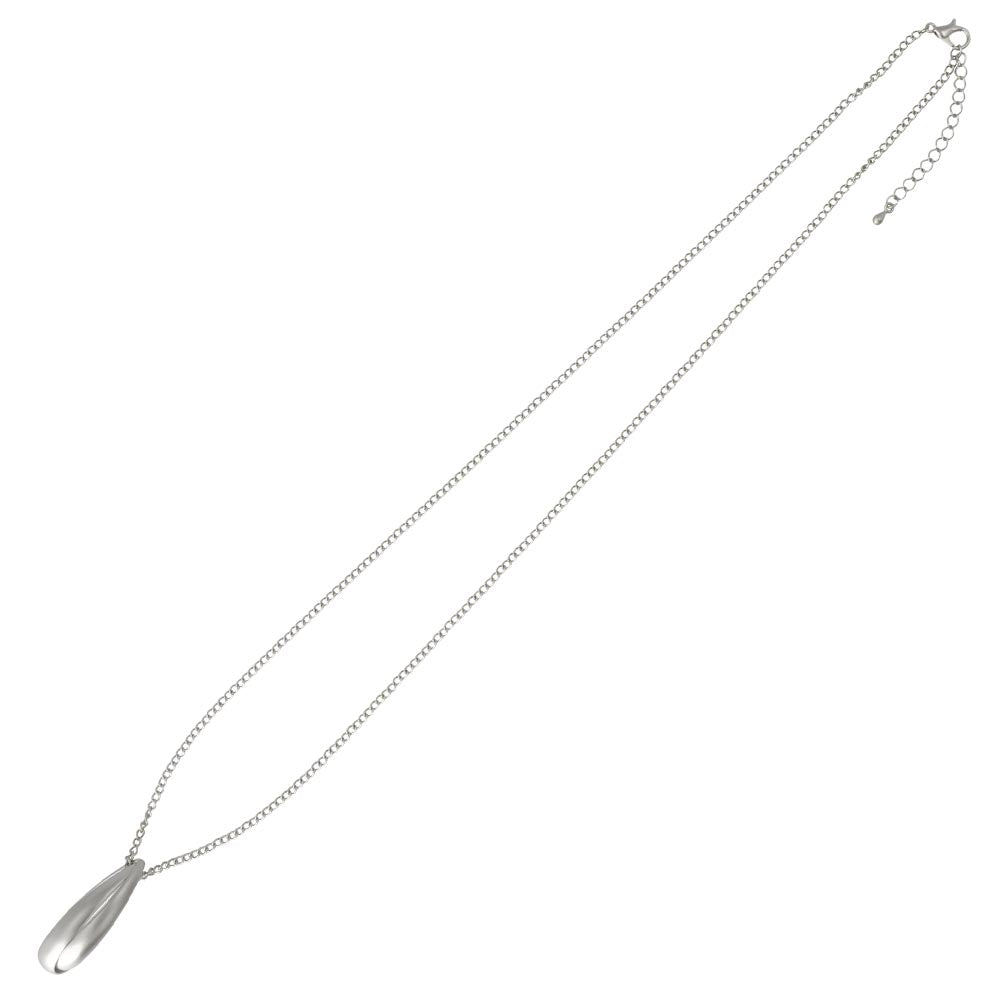 ネックレス ニッケルフリー sable silver メタル ダブル ドロップ クロス ペンダントネックレス