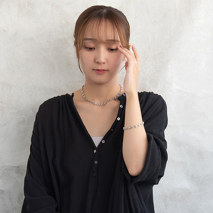 ネックレス Awesome ニッケルフリー メタル ボール サークル チェーン ショートネックレス