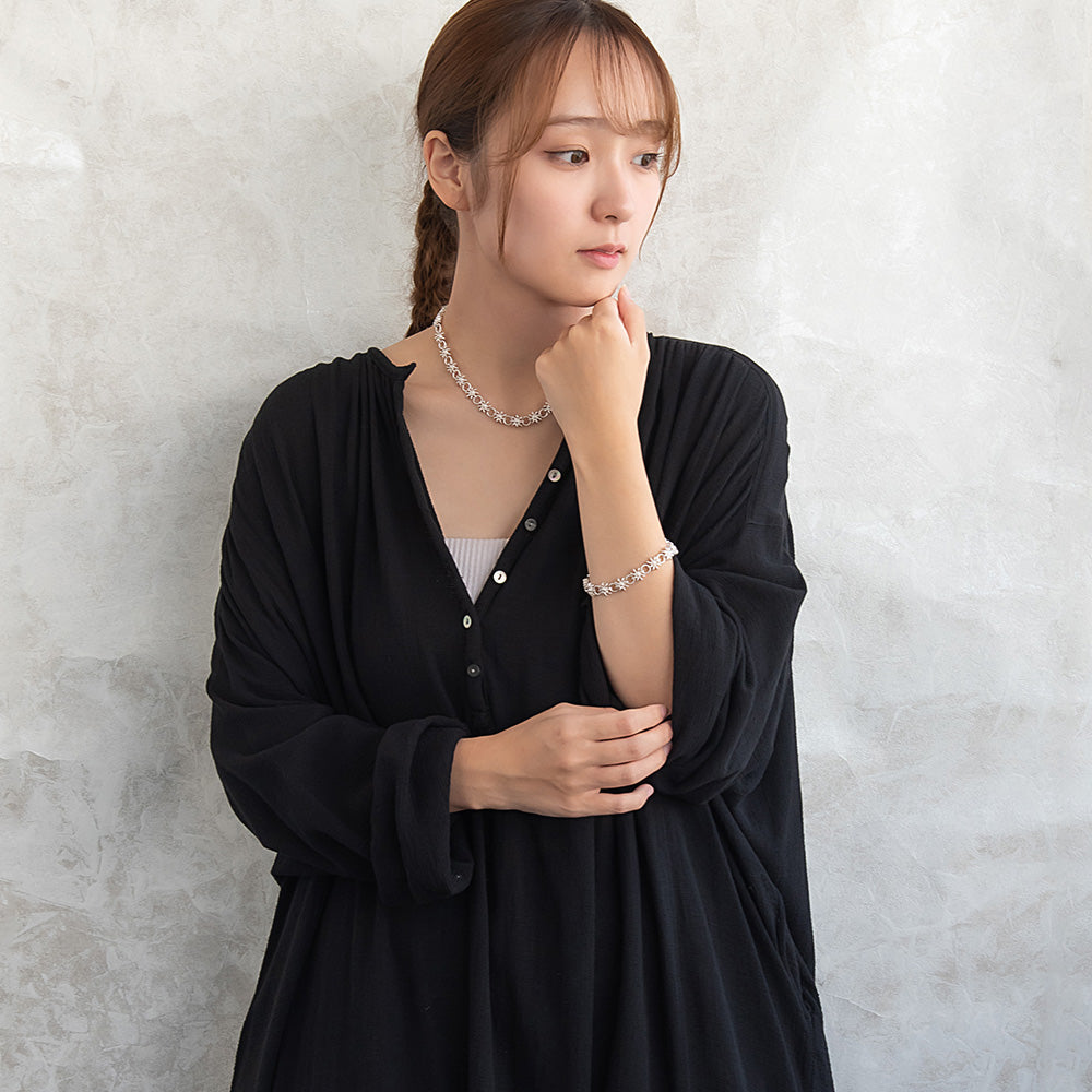 ネックレス Awesome ニッケルフリー メタル フラワー サークル