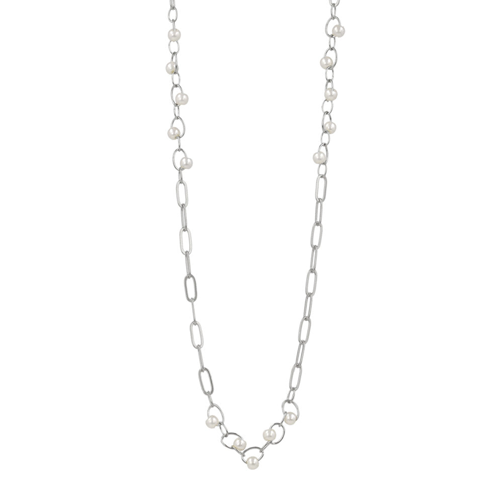 ネックレス ニッケルフリー ランダム パール チェーン ショートネックレス