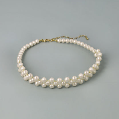 Classy ネックレス ニッケルフリー パール チョーカー ショートネックレス