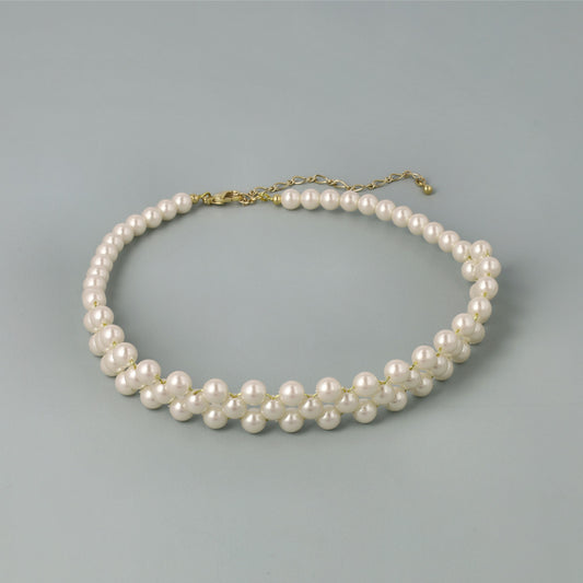 Classy ネックレス ニッケルフリー パール チョーカー ショートネックレス