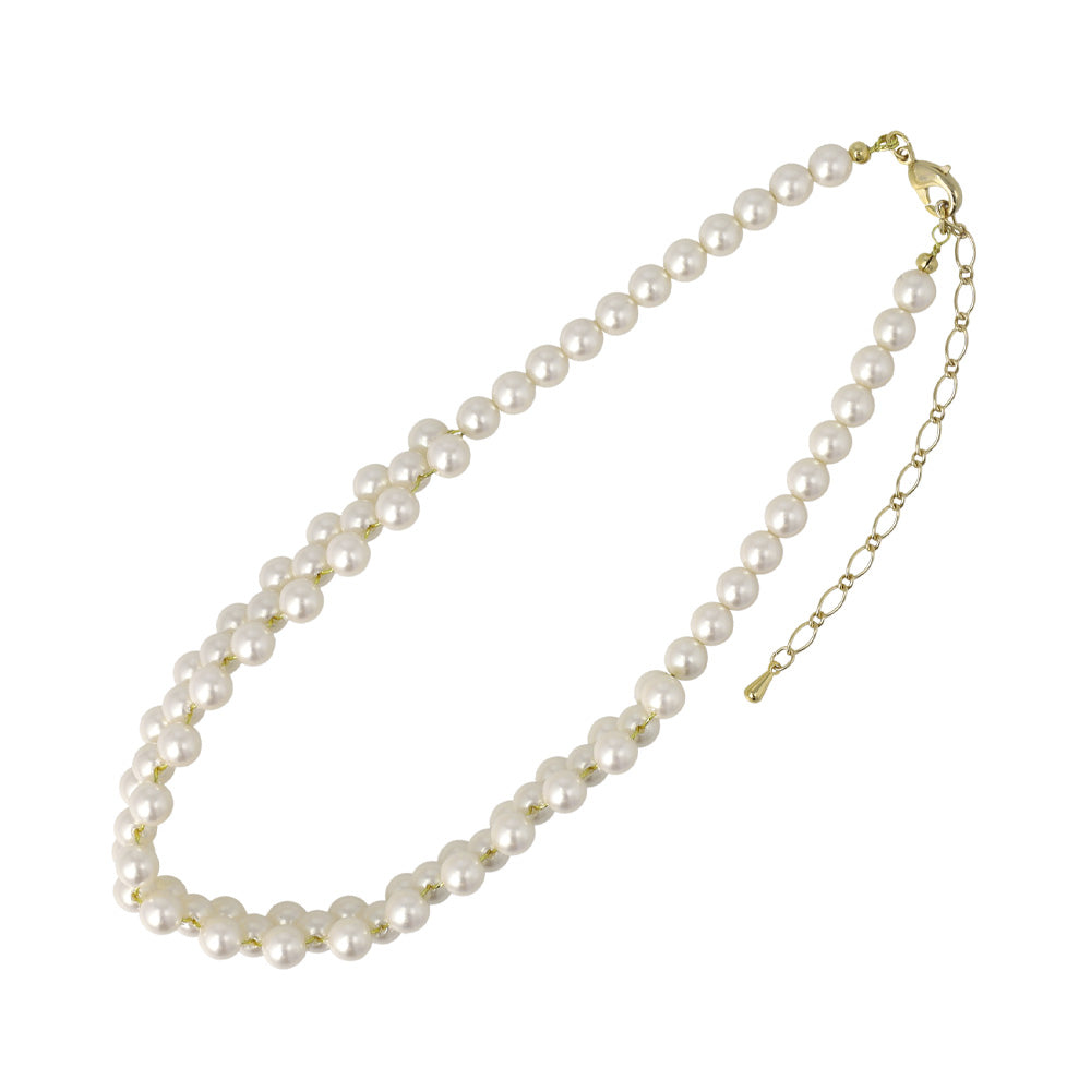 Classy ネックレス ニッケルフリー パール チョーカー ショートネックレス