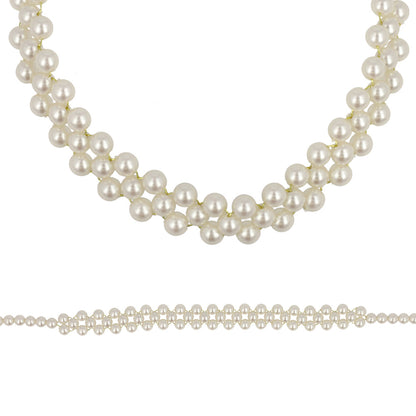 Classy ネックレス ニッケルフリー パール チョーカー ショートネックレス