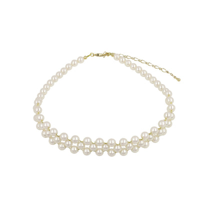 Classy ネックレス ニッケルフリー パール チョーカー ショートネックレス