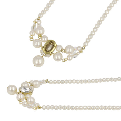 Classy ネックレス ニッケルフリー パール ビジュー ショートネックレス