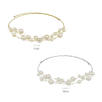 Classy ネックレス ニッケルフリー パール チョーカー ネックカフ