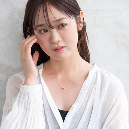 ネックレス ニッケルフリー キュービックジルコニア プチネックレス