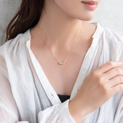 ネックレス ニッケルフリー キュービックジルコニア プチネックレス