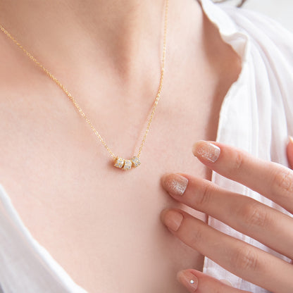 ネックレス ニッケルフリー キュービックジルコニア プチネックレス