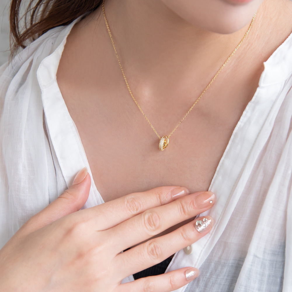 ネックレス ニッケルフリー キュービックジルコニア プチネックレス