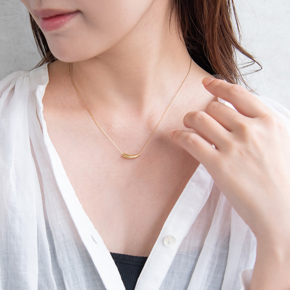 ネックレス ステンレス メタル プチネックレス