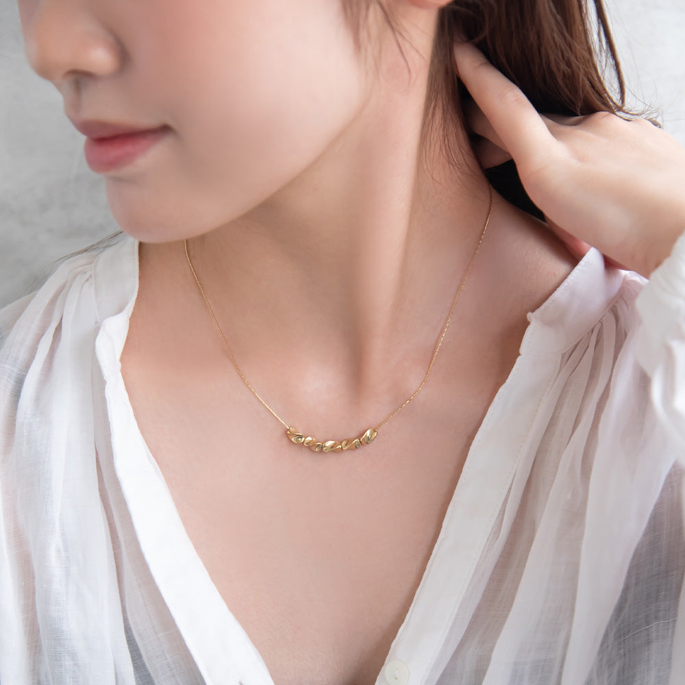 ネックレス ステンレス メタル プチネックレス