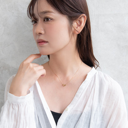 ネックレス ステンレス ハート プチネックレス