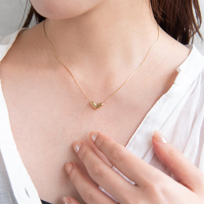 ネックレス ステンレス ハート プチネックレス