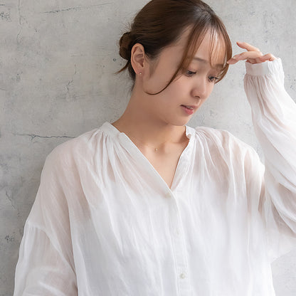 ネックレス tiny. ニッケルフリー メタル ストーン パール フラワー 小粒 超極細 チェーン プチネックレス