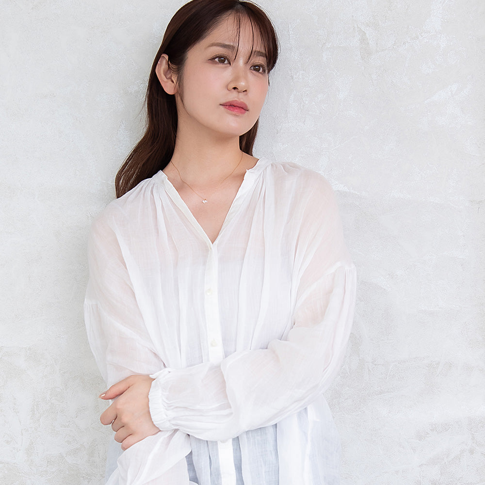 ネックレス ステンレス メタル キュービックジルコニア サークル アーモンド スクエア カット 超極細 チェーン マグネット プチネックレス