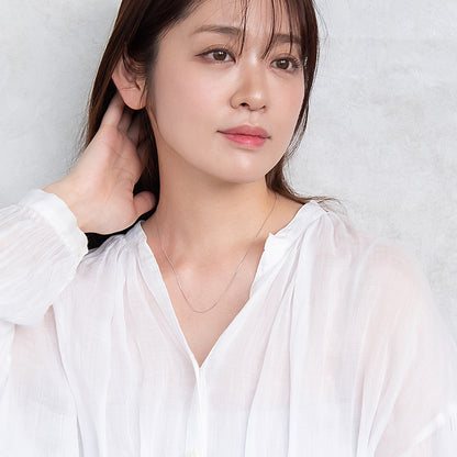 ネックレス ステンレス メタル 超極細 スネークチェーン マグネット プチネックレス