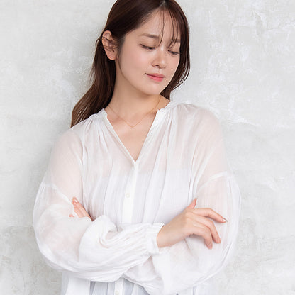 ネックレス ステンレス メタル キュービックジルコニア ドロップ 超極細 チェーン マグネット プチネックレス