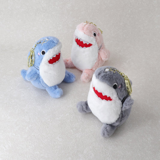 バッグチャーム ぬいぐるみ シャーク サメ 鮫 魚 海の生き物 アニマル キーホルダー