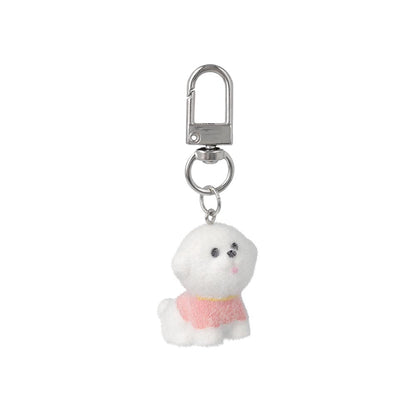 バッグチャーム イヌ ブタ ゾウ フロッキー キーホルダー