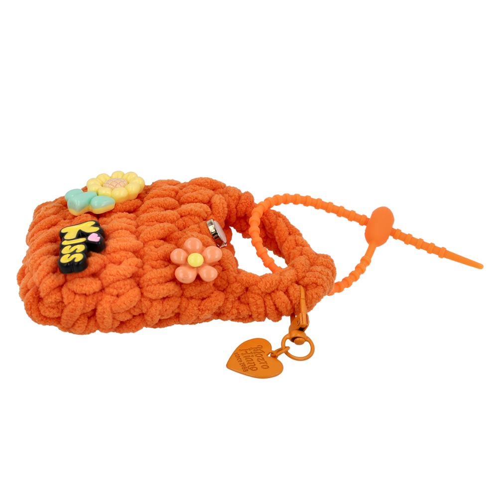 バッグチャーム クロッシェ ミニケース キーホルダー