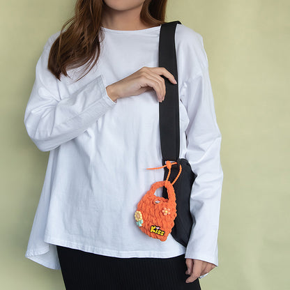 バッグチャーム クロッシェ ミニケース キーホルダー