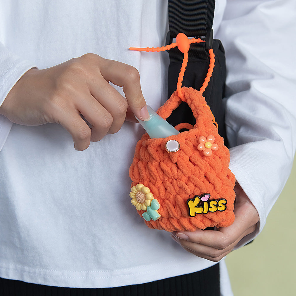 バッグチャーム クロッシェ ミニケース キーホルダー