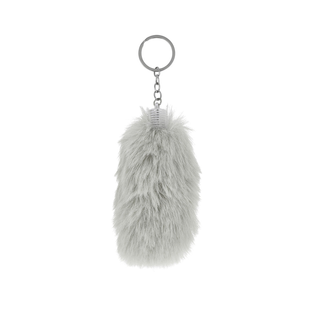 バッグチャーム フェイクファー しっぽ ショート キーホルダー