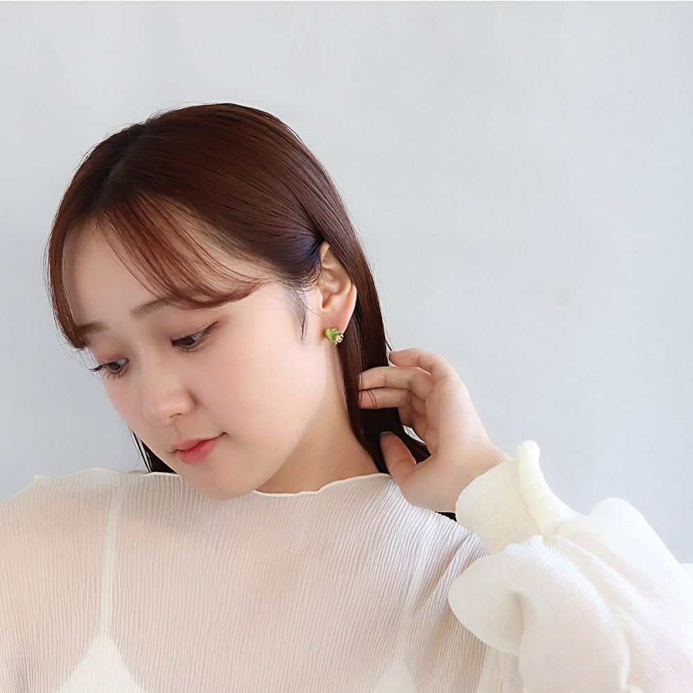 【オーダー】スタッドピアス LIMITED NUMBER】MELLOW ピアス ニッケルフリー メタル マット