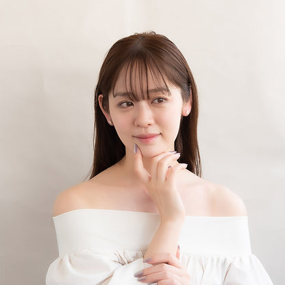 ピアス ニッケルフリー メタル ミニ フラワー 花 キュービックジルコニア 合成キャッツアイ チタンポスト スタッドピアス