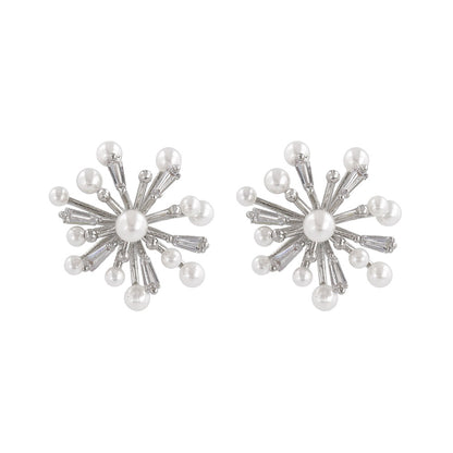 Classy ピアス ニッケルフリー メタル キュービックジルコニア パール スタッドピアス