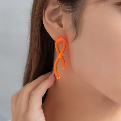 ピアス ニッケルフリー skeleton color ウェーブ ツイスト ライン アシンメトリー チタンポスト スタッドピアス