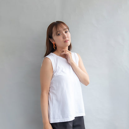 ピアス ニッケルフリー skeleton color ウェーブ ツイスト ライン アシンメトリー チタンポスト スタッドピアス