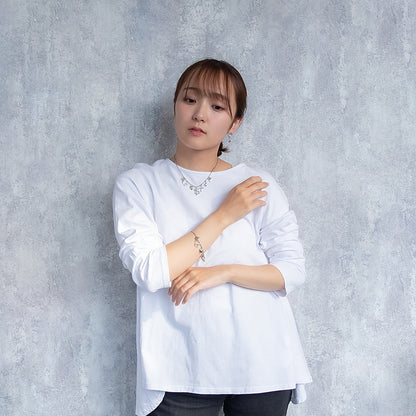 ピアス yura ニッケルフリー メタル リング リボン ユニコーン スター アシンメトリー チタンポスト スタッドピアス