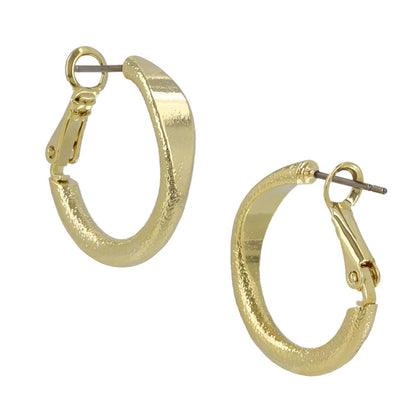 ピアス ニッケルフリー メタル チタンポスト フープピアス